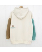 Sudadera mujer bicolor