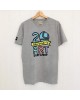 Camiseta Gris 20 Aniversario Letras Color