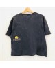 Camiseta Crop Top Dark Grey Dibujo