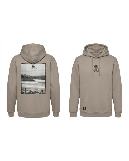 Sudadera con capucha foto Razo gris pardo