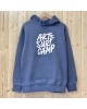 Sudadera Azul Con Capucha