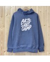 Sudadera Azul Con Capucha