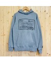 Sudadera Con Capucha Gris Ilustración